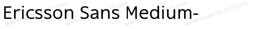 Ericsson Sans Medium字体转换